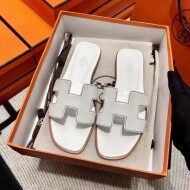 에르메스 오란 샌들 슬리퍼 화이트
