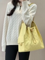 샤넬 CHANEL 모던 핑크 체인 숄더백