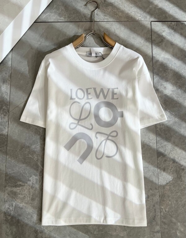 위핑,로에베 LOEWE 로고 트렌디 캐주얼 반팔티셔츠 유니