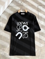 로에베 LOEWE 로고 트렌디 캐주얼 반팔티셔츠 유니
