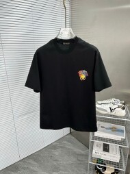 베르사체 Versace 로고 트렌디 캐주얼 반팔티셔츠 유니