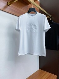 버버리 BURBERRY 로고 모던 심플 캐주얼 커플 반팔 티