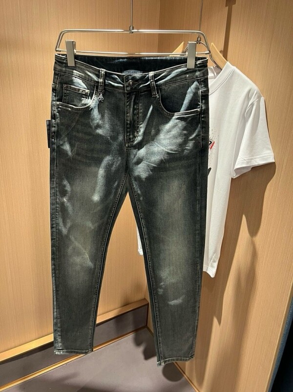 위핑,프라다 PRADA 댄디 남자 청바지 롱