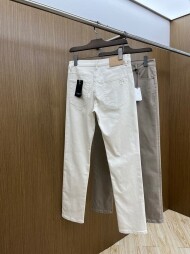 아르마니 Armani 화이트 남자 청바지 롱