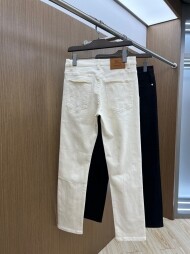 버버리 BURBERRY 자수 로고 남성 청바지 롱