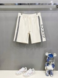 구찌 GUCCI 캐주얼 자수 로고 남성 반바지