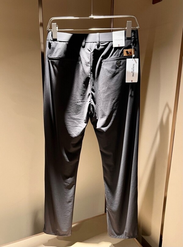 위핑,톰브라운 Thom Browne 캐주얼 차콜 정장 남자 바지