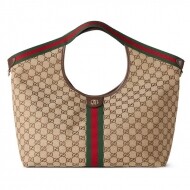 구찌 GUCCI Giglio 모던 데님 겨드랑이 가방