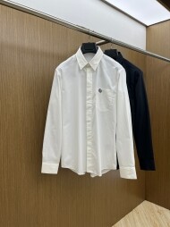 디올 DIOR 캐주얼 자수 로고 남성 긴팔 셔츠