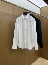 디올 DIOR 캐주얼 자수 로고 남성 긴팔 셔츠