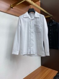프라다 PRADA 클래식 트렌드 심플 캐주얼 긴팔 셔츠