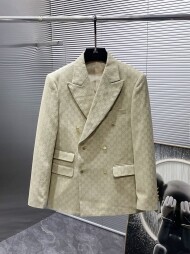 구찌 GUCCI 프린트 로고 남성 정장 코트