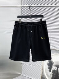 펜디 FENDI 클래식 모던 심플 캐주얼 반바지