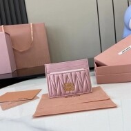 미우미우 MIU MIU 클래식 모던 여성 카드 지갑 10.5x8cm