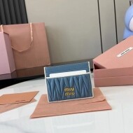 미우미우 MIU MIU 클래식 모던 여성 카드 지갑 10.5x8cm