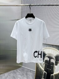 샤넬 CHANEL 로고 패션 트렌드 캐주얼 반팔 티