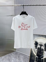 디올 DIOR 로고 패션 트렌드 캐주얼 반팔 티