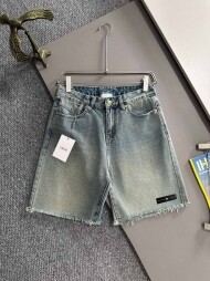 디올 DIOR 워싱 남성 청바지 반바지