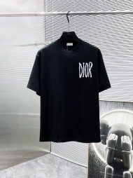 디올 DIOR 로고 패션 트렌드 캐주얼 반팔 티