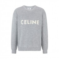 셀린느 CELINE 라운드 로고 남성 니트 스웨터