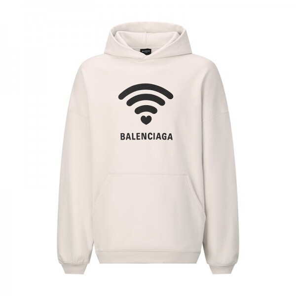 위핑,발렌시아가 BALENCIAGA 후드 와이파이로고 커플 맨투맨