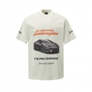 발렌시아가 BALENCIAGA 람보르기니 레이싱 프린트 남자 반팔 티