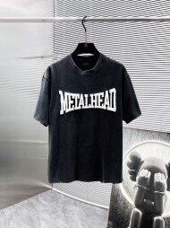 발렌시아가 BALENCIAGA 로고 패션 트렌드 캐주얼 반팔 티