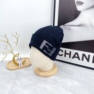 펜디 FENDI 더블 F 레터링 로고 비니