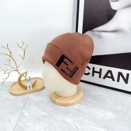 펜디 FENDI 더블 F 레터링 로고 비니