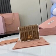 미우미우 MIU MIU pocket wallet 모던 큐티 동전 지갑 11.5 X8cm