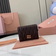 미우미우 MIU MIU pocket wallet 모던 큐티 동전 지갑 11.5 X8cm