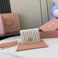 미우미우 MIU MIU pocket wallet 모던 큐티 동전 지갑 11.5 X8cm