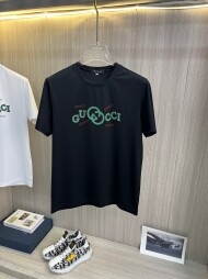 구찌 GUCCI 로고 스타일링 캐주얼 커플 반팔 티