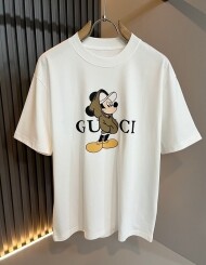 구찌 GUCCI 트렌디 프린트 캐주얼 반팔티셔츠 남녀공용