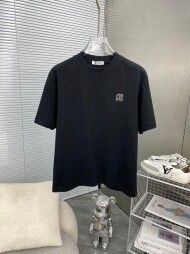로에베 LOEWE 로고 스타일링 캐주얼 커플 반팔 티