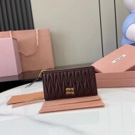 미우미우 MIU MIU pocket wallet 모던 큐티 동전 지갑 카드 지갑