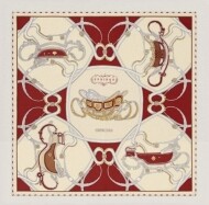 에르메스 Hermès 패션트렌드 정사각 실크 스카프 90×90cm