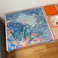 에르메스 Hermès 빈티지 정사각 실크 스카프 90×90cm
