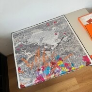 에르메스 Hermès 빈티지 정사각 실크 스카프 90×90cm