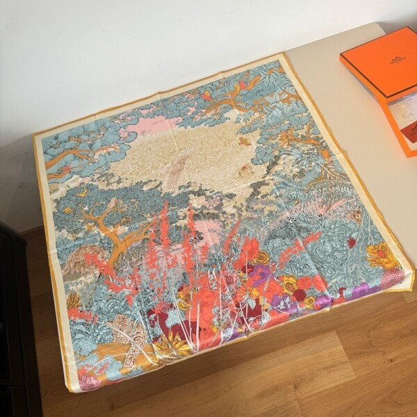 위핑,에르메스 Hermès 빈티지 정사각 실크 스카프 90×90cm