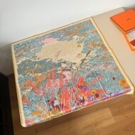 에르메스 Hermès 빈티지 정사각 실크 스카프 90×90cm