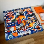 에르메스 Hermès 패션프린트 정사각 실크 스카프 90×90cm