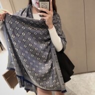 디올 DIOR 더블 G 프린트 실크 스카프