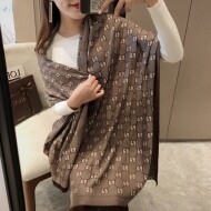 디올 DIOR 더블 G 프린트 실크 스카프