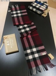 버버리 BURBERRY 체크 캐시미어 머플러