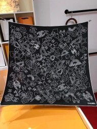 샤넬 CHANEL 패션 트렌드 실크 스카프 90cm×90cm