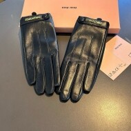 미우미우 MIU MIU 모던 체크 가죽 여성 장갑