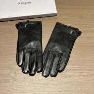 생로랑 Saint Laurent 빈티지 가죽 여성 장갑