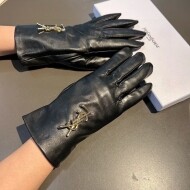 생로랑 Saint Laurent 빈티지 가죽 여성 장갑