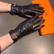 에르메스 Hermès 패션 레더 여성 장갑